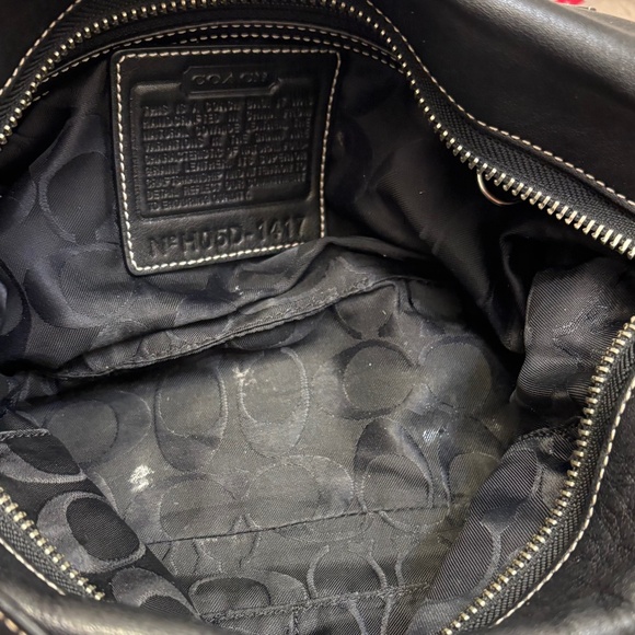 Coach vintage y2k 1417 black leather legacy hobo shoulder bag - Picture 13 of 13